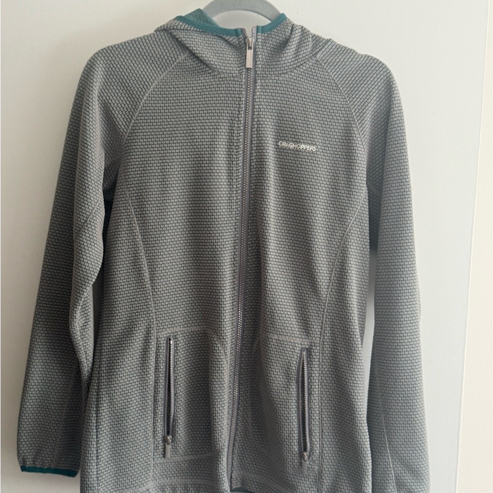 Craghoppers Teal and Gray Patterned Jacket
